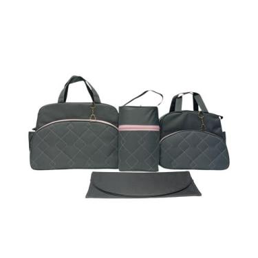 Imagem de kit bolsa maternidade Losango de Neném - Hyno Kids, CHUMBO FEMININO