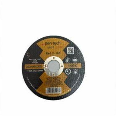 Imagem de Disco de corte 4 1/2x1x7/8 1mm c/10 (f-100) - PEN TECH