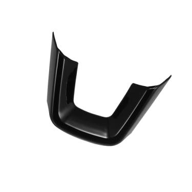 Imagem de Motoforti Capa para volante Honda Civic 11ª geração 22 Consoles centrais de acabamento tipo U moldura decoração para Sedan Hatchback LX EX EX-L Sport Touring ABS à prova de suor preto brilhante de