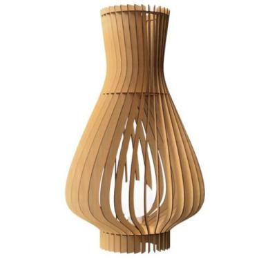 Imagem de Luminária de Chão ALEXANDRIA - CORALISA, MDF CRU, Bivolt