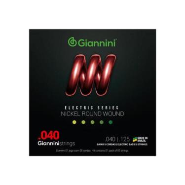 Imagem de Encordoamento Para Contra Baixo Elétrico 4 Cordas Geebrl - .040-.095 -