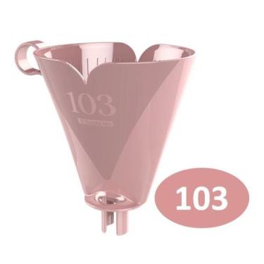 Imagem de Suporte p/ filtro de cafe plast tam 103 - SANREMO, Rosa
