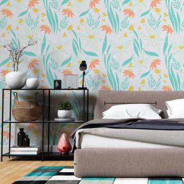 Imagem de Papel de Parede Adesivo Floral Orquídea N06190 0,58x2,5M - Adesivo BR