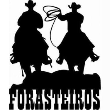 Imagem de Adesivo Forasteiros SV2047 - Preto - Selaria Vertentes