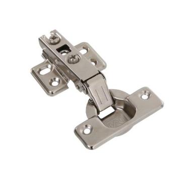 Imagem de Kit 6 Dobradiça Reta Armário Móveis 35mm - Metalnox