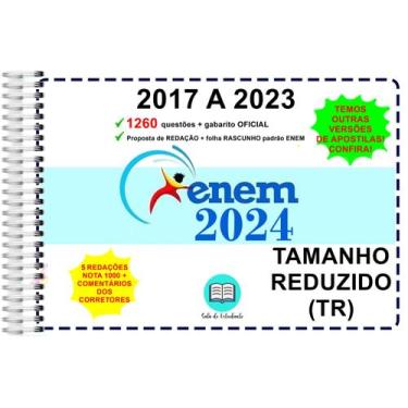 Imagem de Enem TR Provas 2017 a 2023 Gabarito Oficial - Sala Do Estudante