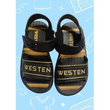 Imagem de Sandália Chinelo Infantil Menino Masculino Papete Confortável - WESTEN