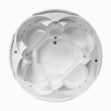 Imagem de Spa Redondo Pieven com hidro em acrílico - LineaPlas, 1,80X1,80X0,71, 