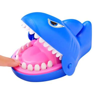 Imagem de Jogo Come-Come Tubarão Shark Brinquedo Morde Dentista Grande - Etitoys