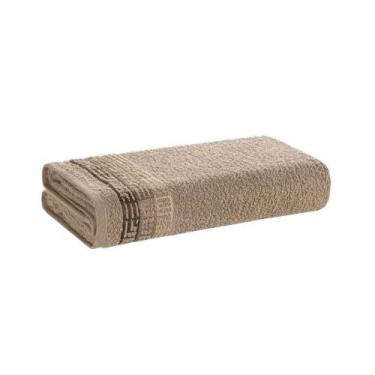 Imagem de Toalha de Rosto Karsten Bosco 97% Algodão 48x80cm, TAUPE