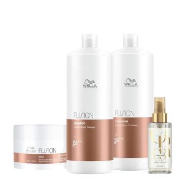 Imagem de Kit Wella Professionals Fusion Reflections Salon Total 150 Oil Light (