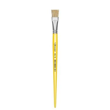 Imagem de Pincel Chato Cerda Natural Cabo Longo Amarelo 456 Condor, 18