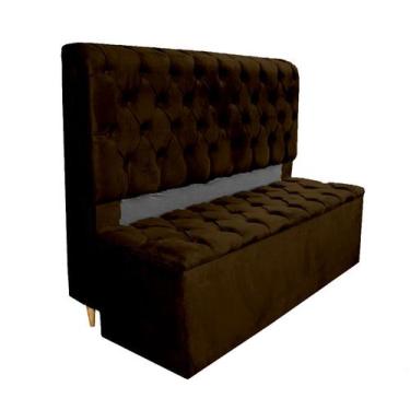 Imagem de Conjunto Cabeceira + Recamier Baú Imperial Para Cama Box Casal King Si