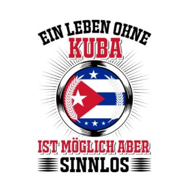 Imagem de Kuba Notizbuch: Ein Leben ohne Kuba Ist möglich Aber sinnlos / 6x9 Zoll / 120 karierte Seiten