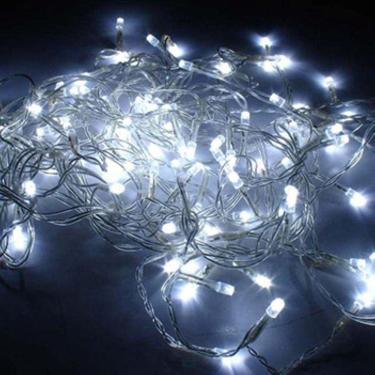 Imagem de Cascata Pisca Pisca Led Branca 100 Lâmpadas Natal