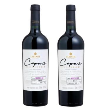 Imagem de Kit 2 Un Vinho Larentis Cepas Selecionadas Marselan 750 ml