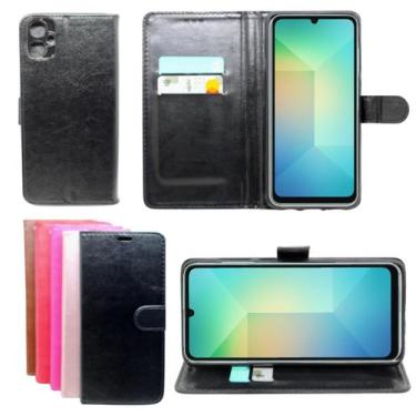 Imagem de Capa Proteção Capinha Carteira Para Galaxy A06 Flip Case - Mustangshop