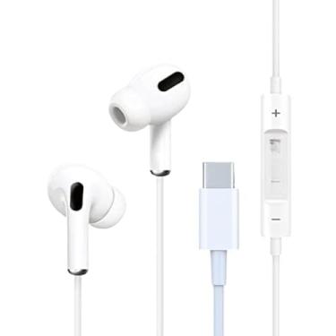 Imagem de Fone de Ouvido USB-C 2ª Geração - Redução de Ruído 99,15%, Cabo Tecido Antitramado. Qualidade Premium. Compatível com Samsung, Motorola, LG e Smartphones Tipo-C.