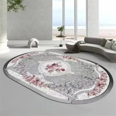 Imagem de HJZSZX Retro Sala de estar Tapete Vestiário Quarto Cabeceira Tapete macio Área de recreação Mesa de chá Tapete de pelúcia, QH1162, QD, 300x400CM