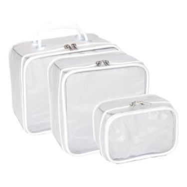 Imagem de Kit nécessaire masculina para cuidados pessoais - ASSENCIO, Branco fos