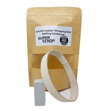 Imagem de Super Strop - Cinto de Afiação de Couro 9,5 x 30,5 cm para Ken Onion Work Sharp WSKTSKO