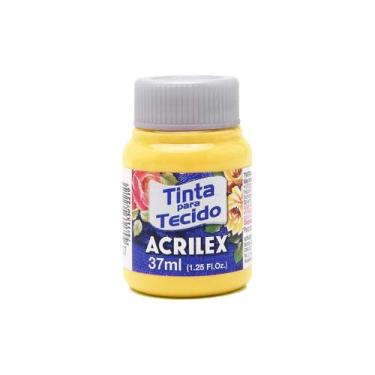 Imagem de Tinta Para Tecido Acrilex Fosca 37ml Escolha a Cor, 589 - AMARELO CANA