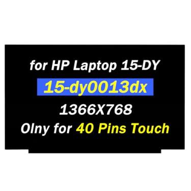 Imagem de Substituição para HP 15-dy0013dx 15-dy1023dx 15-dy1751ms 15-dy1043dx 15-dy2762wm 15-dy1085nr 15-dy2703dx 15-dy2093dx 15-dy2125od 15-dy2125od 15-dy2703dx dy2702 dx 40 pinos 1366X768 15,6 polegadas LCD