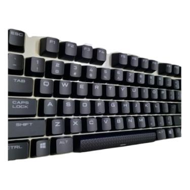 Imagem de Adequado para teclado Corsair K70 LUX RGB Rapidfire, 104 teclas. Teclas sobressalentes para teclado mecânico de jogos K, ABS