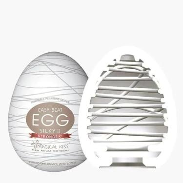Imagem de Ovo Mastubador Egg Penis Silky Punheta Estimulo Sexshop Flexivel Sexo