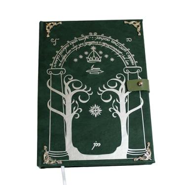 Imagem de Caderno Feito à Mão Grimório Senhor dos Anéis LOTR - Portão de Moria A5 200 Folhas