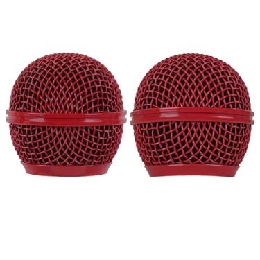 Imagem de Geekria Para Creators Grade de substituição de microfone compatível com Shure SM58, SM58-LC, SM58S, BETA 58A, SV100 Capa de cabeça de microfone, grade de malha de cabeça esférica de microfone, peças