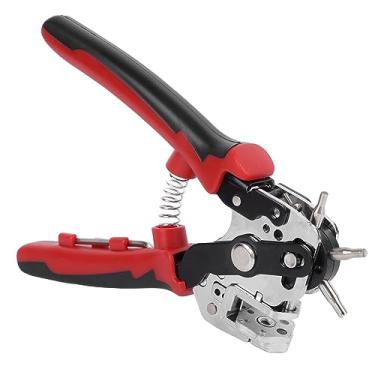 Imagem de Furador de couro, ferramentas de trabalho de couro, ferramenta perfuradora de cinto para fazer furos em couro, plástico, sela e materiais semelhantes