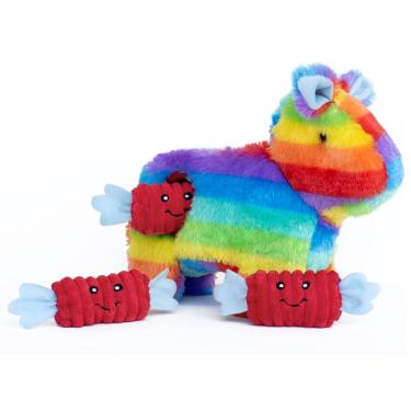 Imagem de Pelúcia Zippypaws Burrow Brinquedo Interativo Com Apito Pinhata Para Cães E Gatos