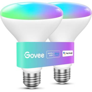 Imagem de Lâmpadas inteligentes Govee 1200 lúmens reguláveis BR30, pacote com 2