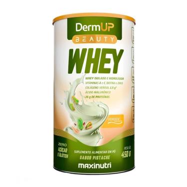 Imagem de DermUp Beauty Whey Sabor Pistache 450g Maxinutri-Unissex
