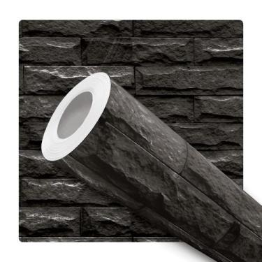 Imagem de Papel de Parede Adesivo Costela de Adão Branco Efeito 3D Sombra Gesso 