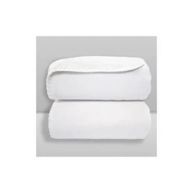 Imagem de Manta Laço Bebê Velvet Moon Frame - LACO BEBE, 90X110, BRANCO