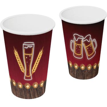 Imagem de Copo Papel 300ml Boteco Delas C/8 Festcolor