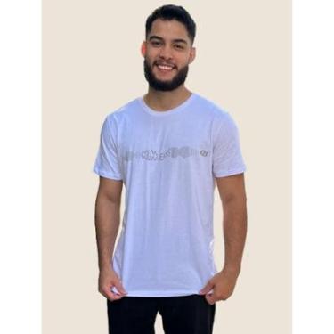 Imagem de Camiseta Masculina Slim Estampada Colcci Jeans Cor:;Tamanho:G-Masculino