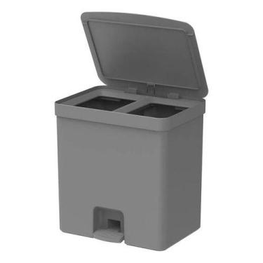 Imagem de LIXEIRA DE PEDAL TRIUM 30L DUPLA CHUMBO FECHADO Gtin: 7908466044718 - 