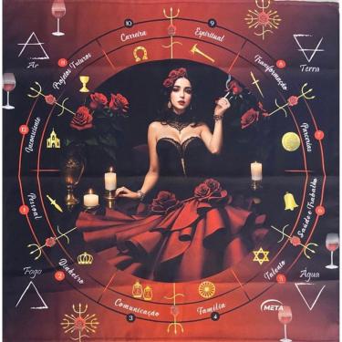 Imagem de Toalha Baralho Pomba Gira Maria Padilha + Presente