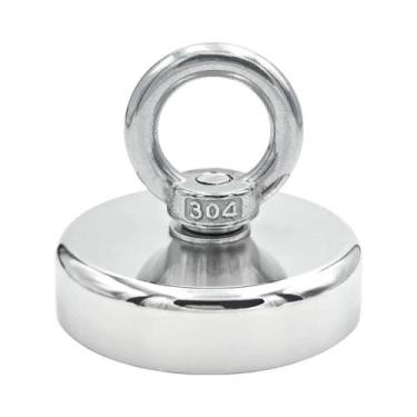 Imagem de Ímã de Pesca de Neodímio Super Forte N52 (D16-D42mm) - Resistente com 