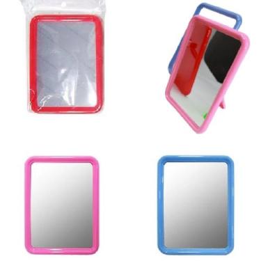 Imagem de Kit 3 Espelhos de Mesa Retangular para Maquiagem 15x12cm - New Goods