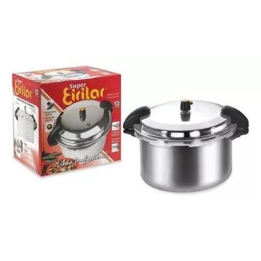 Imagem de Panela De Pressão Eirilar 13 Litros Profissional Cor Prateado