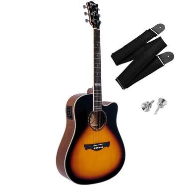 Imagem de Violão Eletroacústico Folk Tagima Kansas Corda Aço + Acessor
