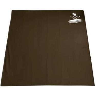 Imagem de Lona de Trilha Barraca Impermeável Vila Flor, Marrom