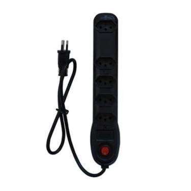 Imagem de Filtro de Linha com 5 Tomadas extenção Green