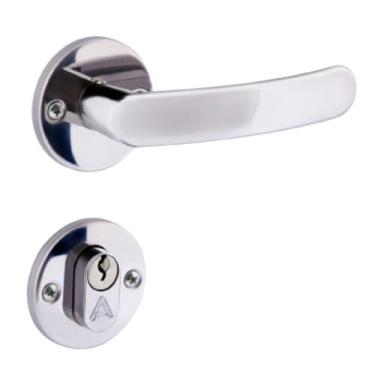 Imagem de Fechadura de Aço Inox Polido Premium /11 Externa - 24529 - ALIANÇA - A