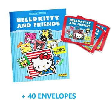 Imagem de HELLO KITTY 2025 - Álbum Capa Cartão + 40 Envelopes