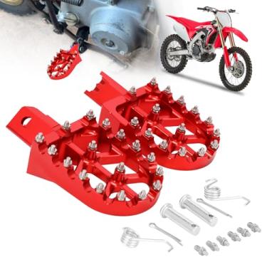 Imagem de AnXin — Pegador de pé para apoio de pé para motocicleta universal CNC colorido para Honda CRF XR 50 70 110 M2R SDG DHZ SSR KAYO Pit BikeAnXin vermelho R111400012